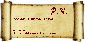 Podek Marcellina névjegykártya
